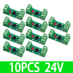 1~20PCS 1 Channel Way Optocoupler Isolation Module PC817 3V-5V 12V 24V Photoelectric Isolator Rail Holder PLC Drive Motor Board