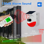 Outdoor Solar PIR Infrared Alarm Smart WiFi Siren Waterproof Wireless 433MHz Burglar Strobe Sensor Multiple Versions Available