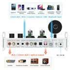Nobsound P1PLUS HiFi Bluetooth Receiver Vcauum Tube Preamplifier USB DAC Music Player with Headphone out VU Meter DSD256