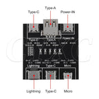 DT3 Data Cable Detection Board Type-C Micro USB C Cable Tester Short Circuit On Off Switching Diagnose Tool for iOS Android
