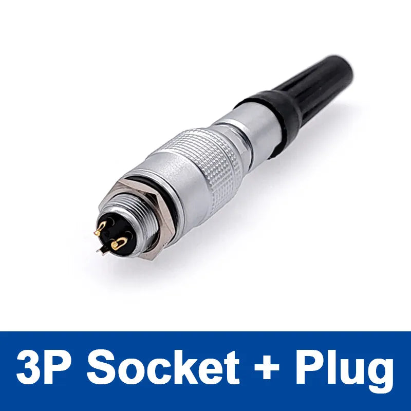 YC8 Mini Circular Connectors 8mm 2 3 4 5 6 7pin Sensor Connector Docking Push Pull Self Lock 8mm