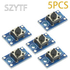 1-100PCS x6mm Tactile Push Button Switch Module with Pins for Arduino Raspberry Pi DIY PCB
