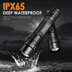 UniqueFire Small IR850nm 940nm Infrared Tactical Hunting LED Flashlight 3 Modes Zoomable Torch for Coyote Hog Predator Varmint