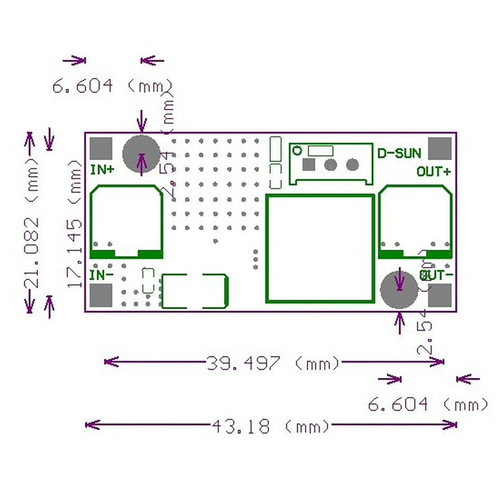 100PCS LM2596 DC-DC Buck Converter Module 3A Adjustable Step-Down Power Supply 24V to 12V/5V/3V Voltage Regulator Module LM2596