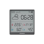 New DUKA TH3 Electronic Temperature Humidity Sensor Wifi Smart Electric Digital Hygrometer Thermometer Clocks Weather Station
