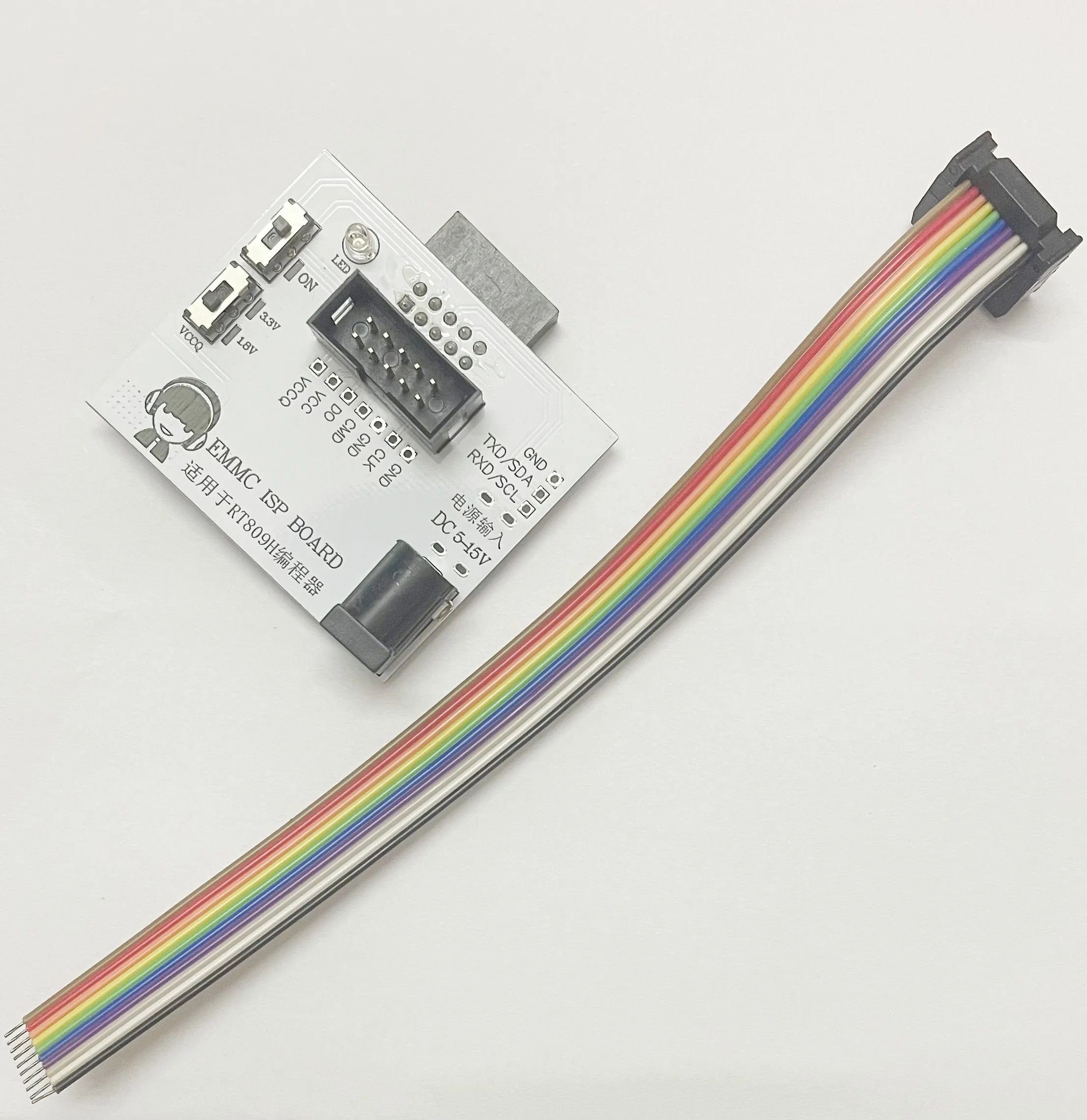 Original RT809H RT809HSE EMMC-Nand FLASH Extremely fast Universal Programmer +39 Items+Edid Cable WITH CABELS EMMC-N