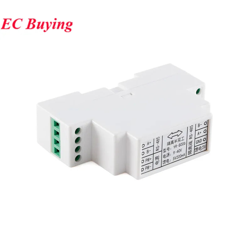 RS485 to RS485 Isolated RS-485 232 Turn 485 Repeater Communication Signal Amplifier Isolator Distance Extender Booster Converter