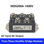 Three Phase MDS 100A 150A 160A 200A 250A Three Phase Rectifier Bridge Module 1600V Induction Cooker