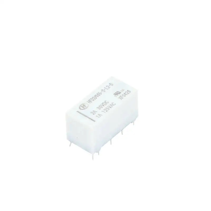 1Pc 12V Coil Bistable Latching Relay DPDT 30VDC 2A 1A 125VAC HFD2-005-S-L2-D Realy High Quality Home Improvement