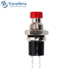 1/5pcs 7mm Power Push Button without fixation Momentary Self Reset Latching Mini Button Switch On Off 1NO 1NC 3A/125V 1A/250V