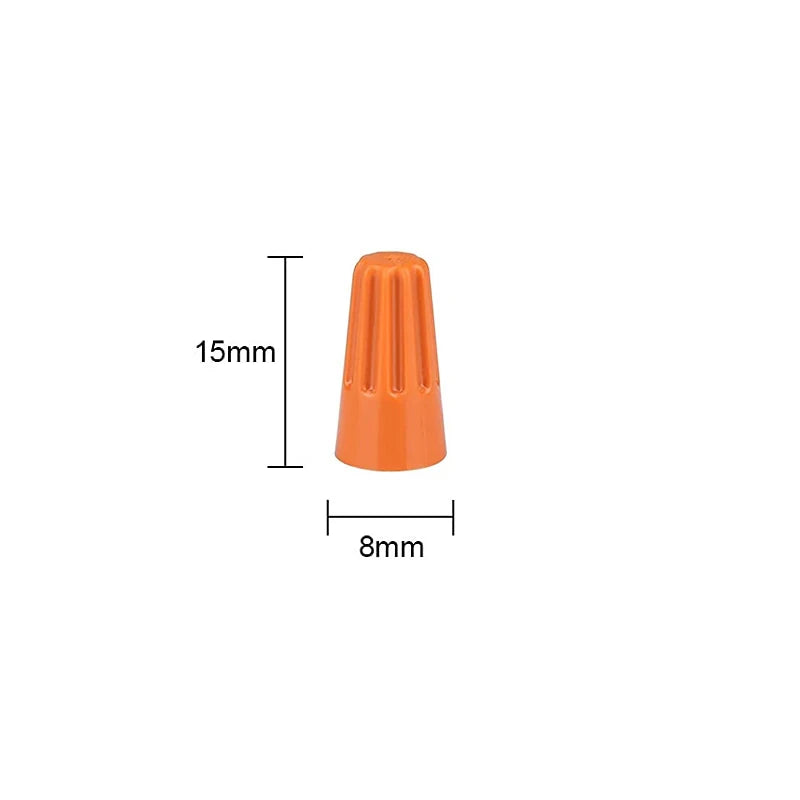 100Pcs~25pcs P1 P2 P3 P6 Colorful Wire Caps Electrical Connectors Screw Terminals With Spring Insert Twist Nuts Caps Connection