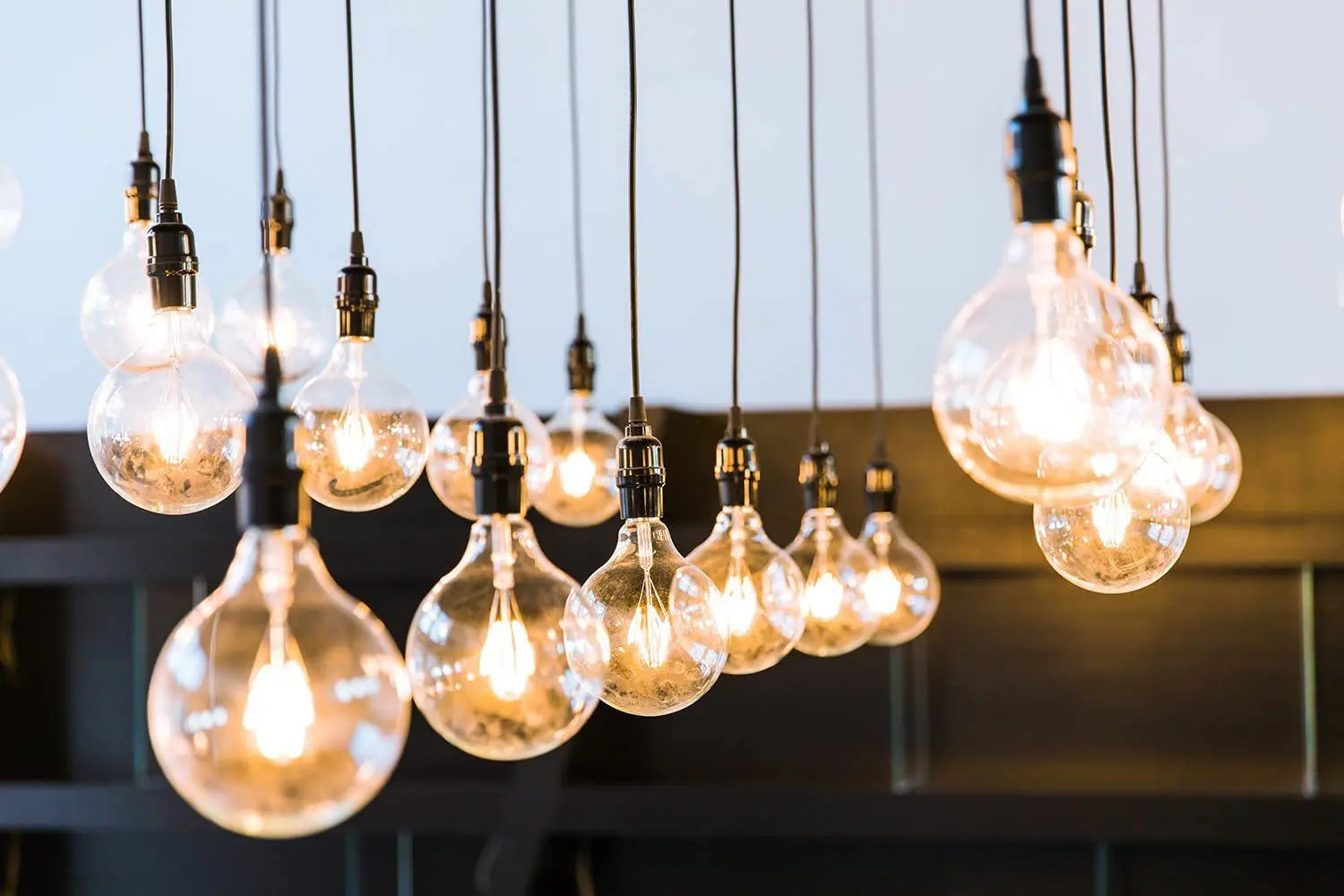LED Edison Filament Light Retr Bulb Brown Golden G80 G95 G125 4W 6W 8W 10W 12W Dimmable E27 AC 220V Dimmer Restaurant Bedroom