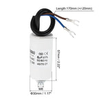 5-22uf CBB60 Run Capacitor AC 450V U Terminal Wires 50/60Hz Cylinder Bottom with M8 Screw for Washing Machine Pump Motor Star
