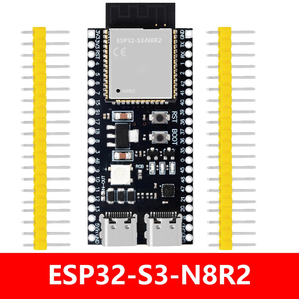 ESP32-S3 WiFi Bluetooth BLE 5.0 Mesh Module ESP32-S3-Dev-Kit-C-1 Development Board Compatible with for Arduino