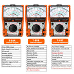 2025New Pointer Multimeter T88A T88B T88C AC/DC 2500V Volt-Ammeter Analog Multimetro Resistor Tester With Coat Electrician Tools