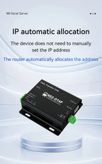 RS485/RS232/RS422 to Ethernet Serial Server DC8-28V Modbus TCP RTU MQTT CDEBYTE NE2-D14P AT Command Power and Signal Isolation