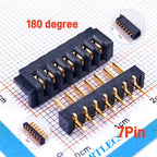 5 Pairs Pitch 2.5 mm 2 3 4 5 6 7 8 9 10 11 Positions Female Blade Socket Male Header Battery Connector Right Angle Straight