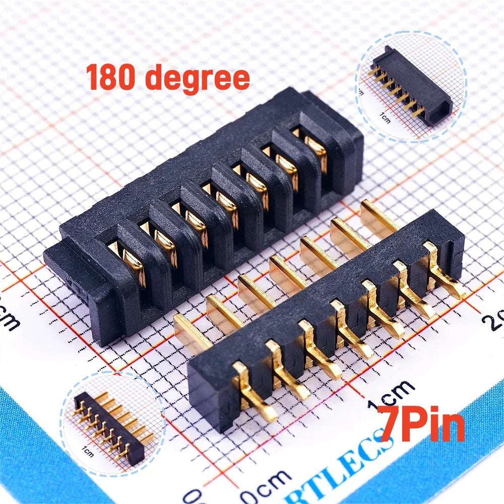 5 Pairs Pitch 2.5 mm 2 3 4 5 6 7 8 9 10 11 Positions Female Blade Socket Male Header Battery Connector Right Angle Straight
