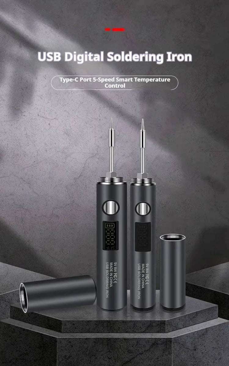 Canoyu radio soldering iron usb charging intelligent digital display portable household repair soldering iron welding pen
