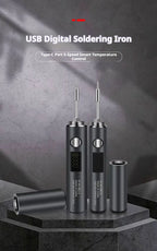 Canoyu radio soldering iron usb charging intelligent digital display portable household repair soldering iron welding pen