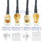 N Female to IPX UFL u.FL RG316 Coax Cable Coaxial Pigtail RF 50ohm RG-316 Koaxial Kable Bydpete
