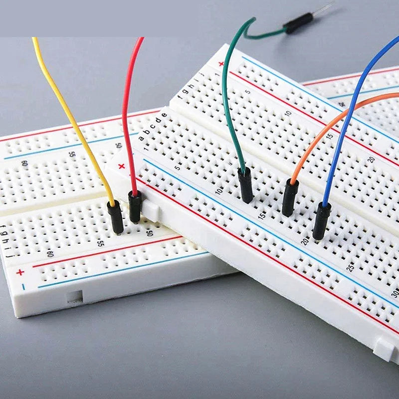 MB102 ZY-204 Solderless Breadboards: 170/400/700/750/830/1600 Plug Holes, Versatile Prototyping and Circuit Testing Boards for D