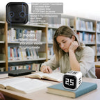 Adjustable Cube Pomodoro Timer - 5/25/10/60 Minute Countdowns, Settings - Pause, Resume, Silent, Vibrate & Sound Alarm Timer
