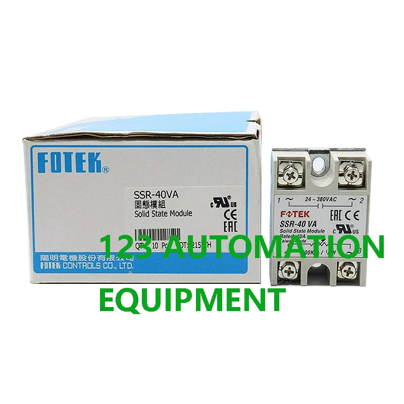 Authentic New FOTEK SSR-10VA 25VA 40VA 50VA 75VA  SSR-25VA-H 40VA-H 40VA-H Single Phase Solid State Relay SSR Triac Mini