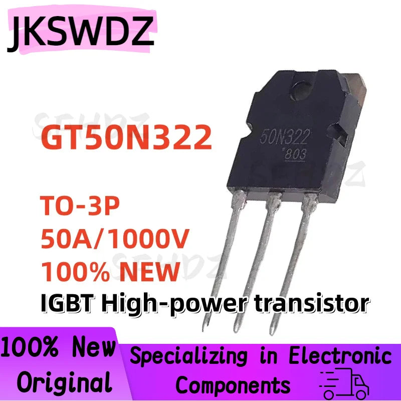 5/10PCS New Original GT50N322 50N322 TO-3P 50A/1000V IGBT High-power transistor Best Quality In Stock