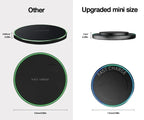 Portable Mini Desktop Wireless Charger Stand Pad For iPhone 17 16 15 14 13 12 Pro Max Samsung S25 Xiaomi Fast Charging Station