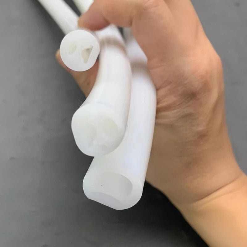 Round Flexible LED Neon Rope Lamp Silicone Tube 180/270/360° Tape Lamp Diffuser For WS2811 WS2815 Outdoor Decor Neon Strip Light