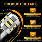 2/4 PCS CANBUS 1156 BA15S 1157 BAY15D LED Bulb For Car Turn Signal Reverse Brake Parking Lights 12V 24V 3030-24SMD 1000LM White