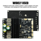 DC 9-30V Bluetooth Power Amplifier Module 2×100W Dual Channel APP Tuning Audio Board for Home Outdoor Speaker DIY Audio Upgrade