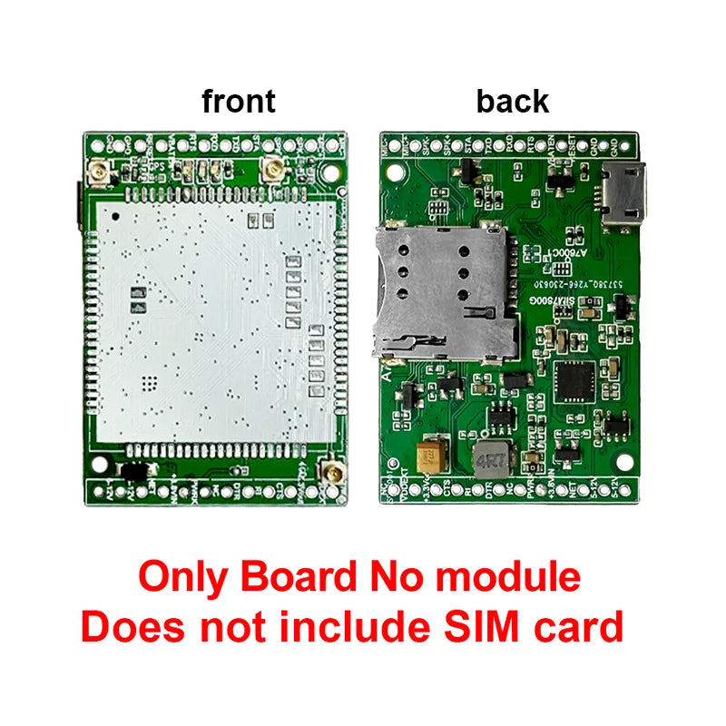 SIM7600 Core Board LTE CAT1+GNSS Module SIM7600G Global Band SIM7600SA SIM7600E Development Board Breakout Kit with Antenna