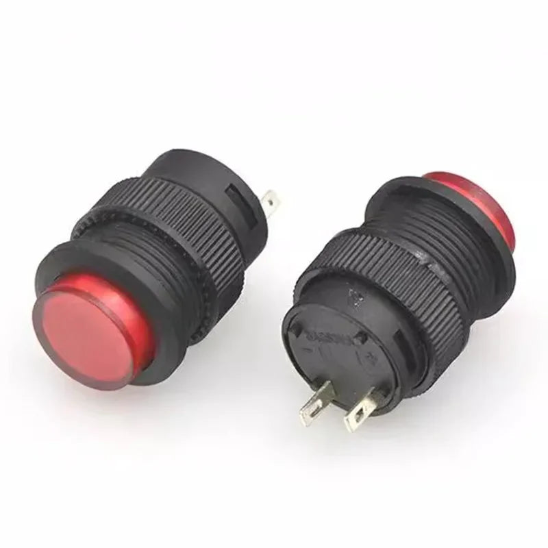 5/20PCS Self-locking 16MM Latching/Momentary Push Button Switch with 5Color LED Lighting 4Pin R16-503/AD R16-503/BD