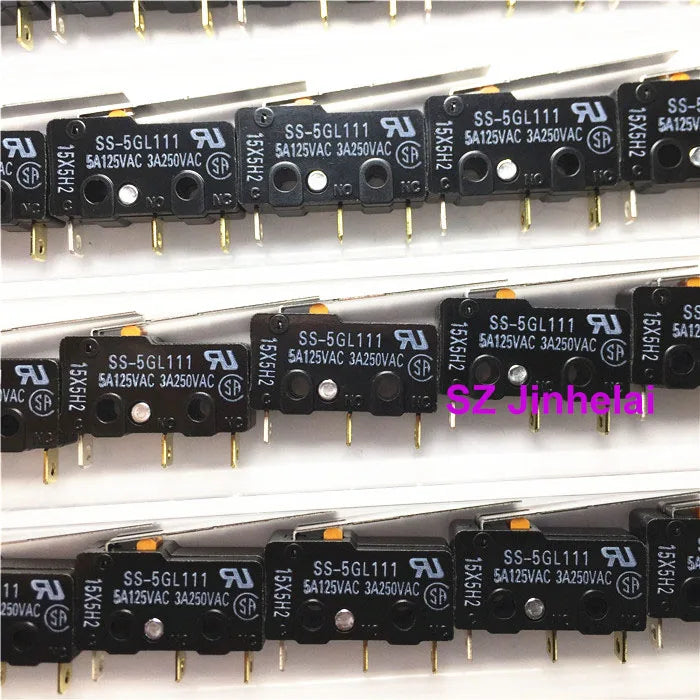 10pcs Authentic Original Omron Micro Switch SS-5 5GL 5GL2 5GL13  5GL111 5-F 5GL-F 5GL2-F 5D
