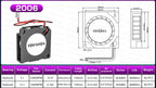 2PCS 5V USB Brushless Blower Cooling Fan USB Ventiliator Computer Case Cooler  PBT CPU Radiator USB Fan PC USB Gadgets