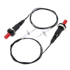 Piezo Igniter W/ Spark Ignition Propane Push Button Piezo Igniter Kit W/ Thread Ceramic Electrode Ignition Plug Type of 1 Out 2