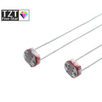50PCS  LDR Photo Light Sensitive Resistor Photoelectric Photoresistor 5528 GL5528 5537 5506 5516 5539 5549 For Arduino