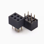 10pcs 2x2/3/4/5/6/7/8/10/12/14/15/20/40P 2.0mm Double Row Straight Female Header Pitch Strip Connector