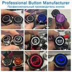 16/19/22MM Custom Metal Push Button Switch with Socket Waterproof Luminous Latching Momentary Car Boat Motorcycle 12V 24V 220V
