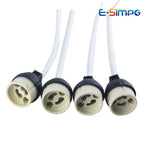 GU10 Ceramic LED Halogen Spot Lamp Bulb Holder Base European Standard VDE High Temperature Resistant Bayonet 18cm Light Socket