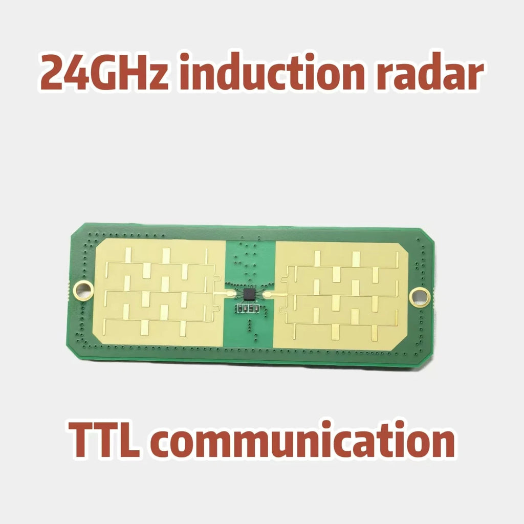 24GHz Microwave Radar Sensor 200m Long Range Motion Detection TTL Output Adjustable Sensitivity for Vehicle Monitoring Security