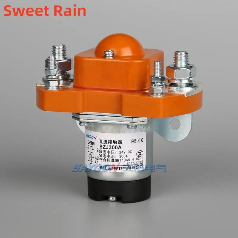 SAYOON SZJ-300A DC Contactor MZJ-300A Power Relay 12V 24V 36V 48V 60V 72V 120V for Car Batteries Electric Forklift Trucks
