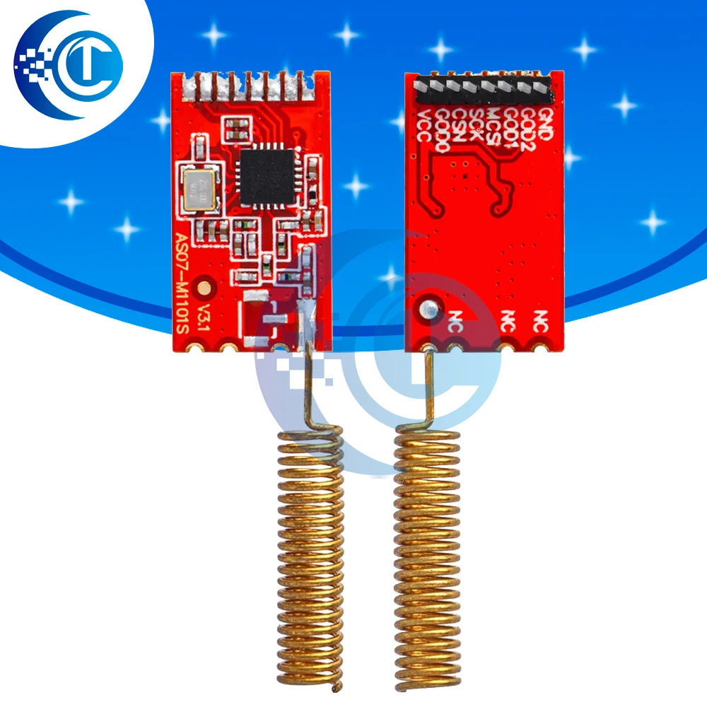 GREAT IT  433M CC1101 10mW Wireless Sender Receiver Module NRF905/SX1212/SI4432