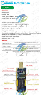 CH341A CH341B 24 25 Series EEPROM Flash BIOS USB Programmer Module + SOIC8 SOP8 Test Clip + 1.8V adapter + SOIC8 adapter DIY KIT