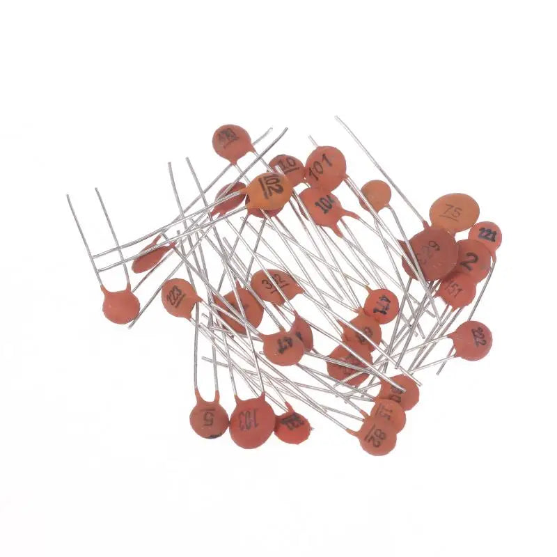 Ceramic Capacitor Kit, 2pF to 0.1uF (30 Values x 10pcs), 300pcs Total for Electronics Projects, Hobby & DIY, NPO/X7R Assortment
