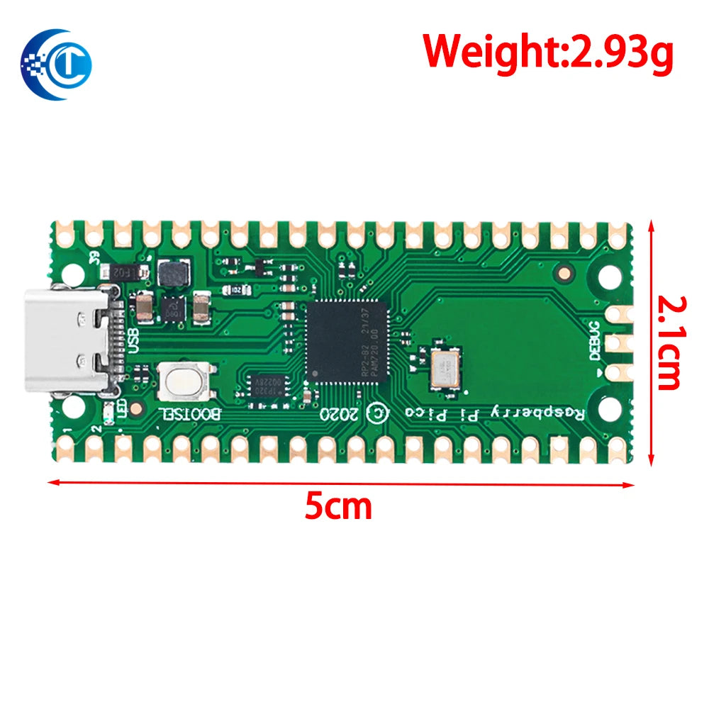 FOR aspberry Pi Pico Development Board A Low-Cost High-Performance Microcontroller Board RP2040 Cortex-M0+ Dual-Core ARM