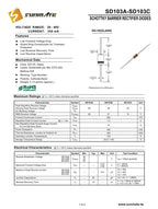 50PCS     SD103A SD103B SD103C   DO-35  Schottky diode