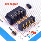 5 Pairs Pitch 2.5 mm 2 3 4 5 6 7 8 9 10 11 Positions Female Blade Socket Male Header Battery Connector Right Angle Straight